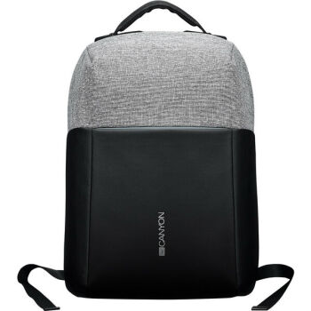 Рюкзак CANYON Протикрадій 15.6" Black/Grey