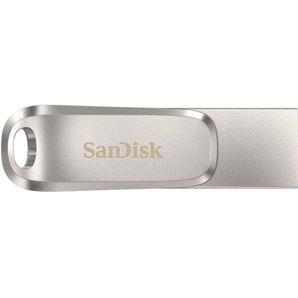 Флеш-драйв SanDisk Ultra Dual Luxe Type-C 256GB USB 3.1 Silver. фото 2