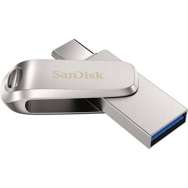 Флеш-драйв SanDisk Ultra Dual Luxe Type-C 256GB USB 3.1 Silver