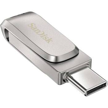 Флеш-драйв SanDisk Ultra Dual Luxe Type-C 256GB USB 3.1 Silver. фото 4