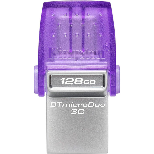 Флеш-драйв KINGSTON DT Duo 3C 128GB 200MB/s dual USB-A + USB-C. фото 3