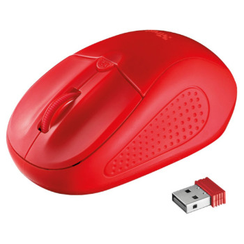 Миша TRUST Primo Wireless Mouse Red