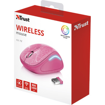 Миша TRUST Yvi FX wireless mouse pink. фото 5