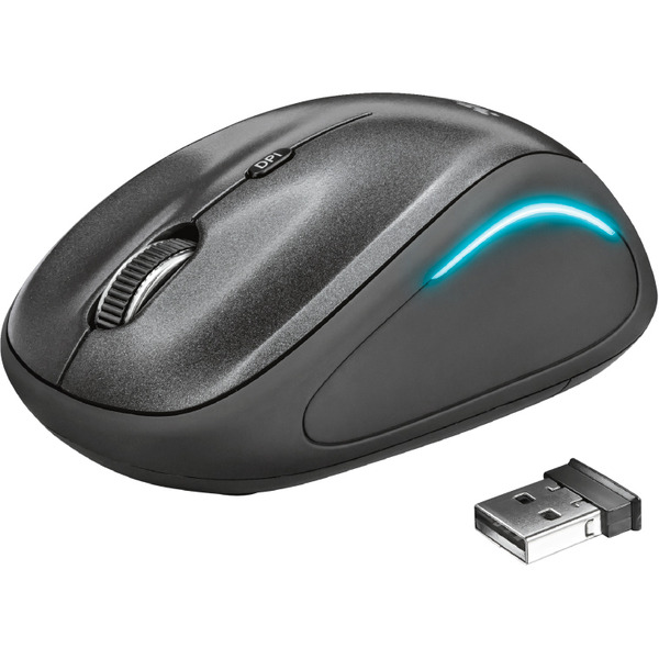  Миша TRUST Yvi FX wireless mouse black. фото 2