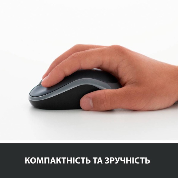 Миша LOGITECH M185 Grey. фото 3
