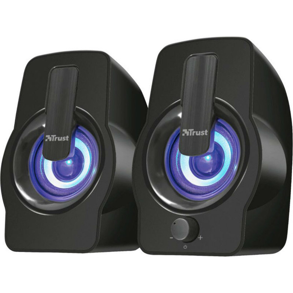 Колонки TRUST Gemi RGB 2.0 speaker set black