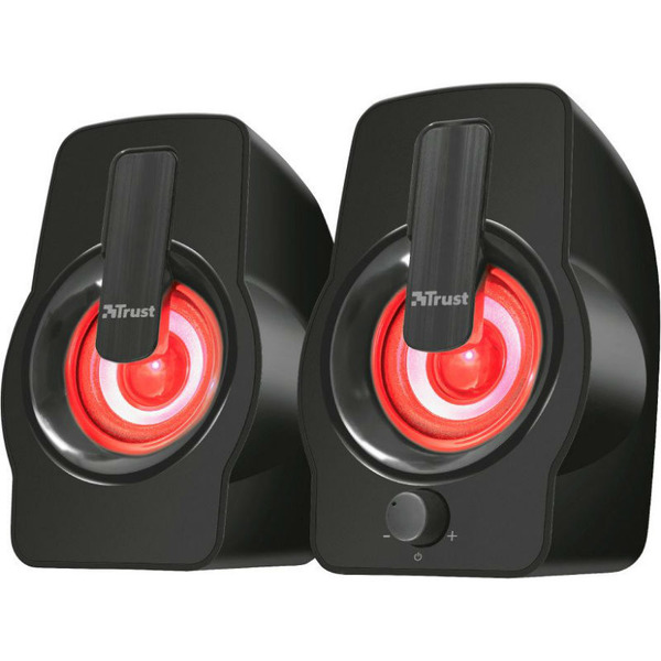 Колонки TRUST Gemi RGB 2.0 speaker set black. фото 2