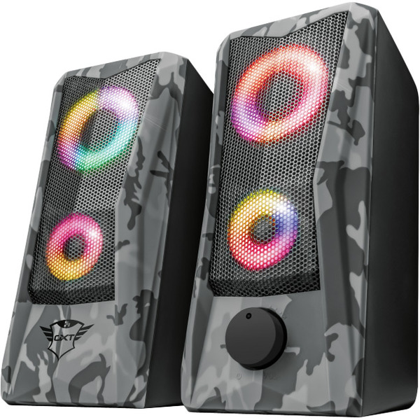 Колонки TRUST GXT 606 Javv RGB-Illuminated 2.0 Speaker Set. фото 3