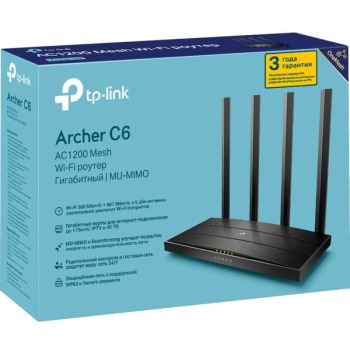 Маршрутизатор TP-LINK Archer C6 V3 . фото 2