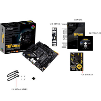 Материнська карта ASUS TUF GAMING B550M-PLUS . фото 4