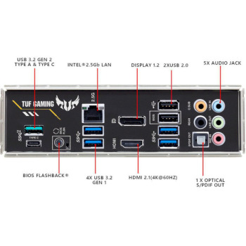 Материнська плата ASUS TUF GAMING B550-PLUS . фото 2