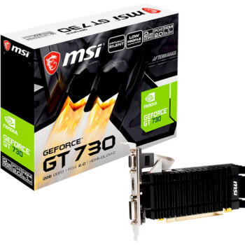 Відеокарта MSI GeForce GT730 2GB DDR3 low profile silent 