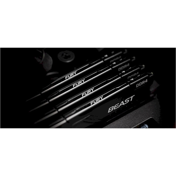 Модуль пам'яті KINGSTON Fury Beast DDR4 2x4GB / 3200 Black. фото 4