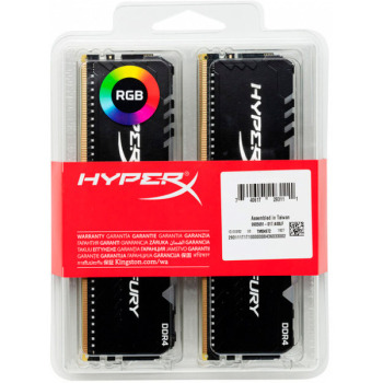 Оперативна пам'ять KINGSTON DDR4 3600 16 GB x 4 HyperX Fury. фото 2