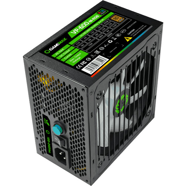 Блок живлення GAMEMAX 600W. фото 4