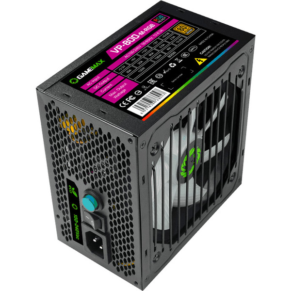 Блок живлення GAMEMAX 800W RGB