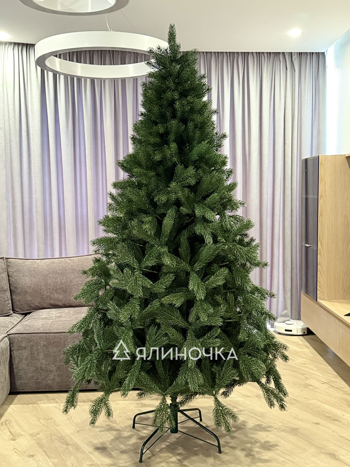 Ялинка лита Сосна 1,5 м зелена (штучна VIP класу). фото 5