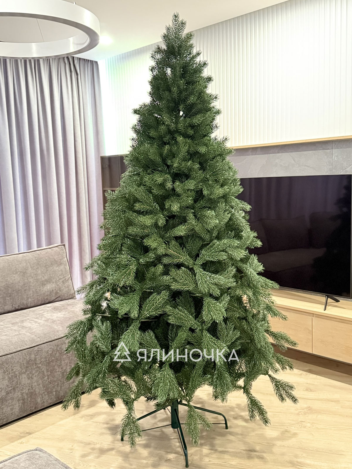 Ялинка лита Сосна 1,5 м зелена (штучна VIP класу). фото 8