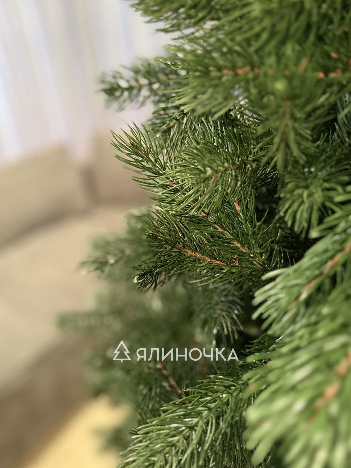 Ялинка лита Сосна 1,5 м зелена (штучна VIP класу). фото 3